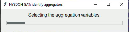 Progress Bar: Identify Aggregators